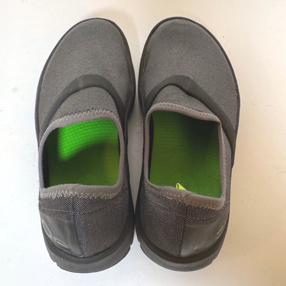 OOFOS OOmg Low Recovery Shoe Black Gray Mesh Slip On Sneakers Womens 5 EU 36 - Picture 5 of 7